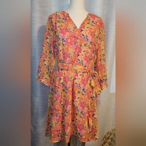 Marissa Olivia Floral Print Dress